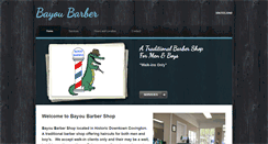 Desktop Screenshot of bayoubarber.com